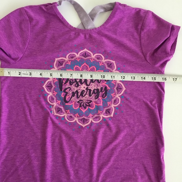 Lands End Top T-Shirt “Positive Energy” Size L - Picture 4 of 5